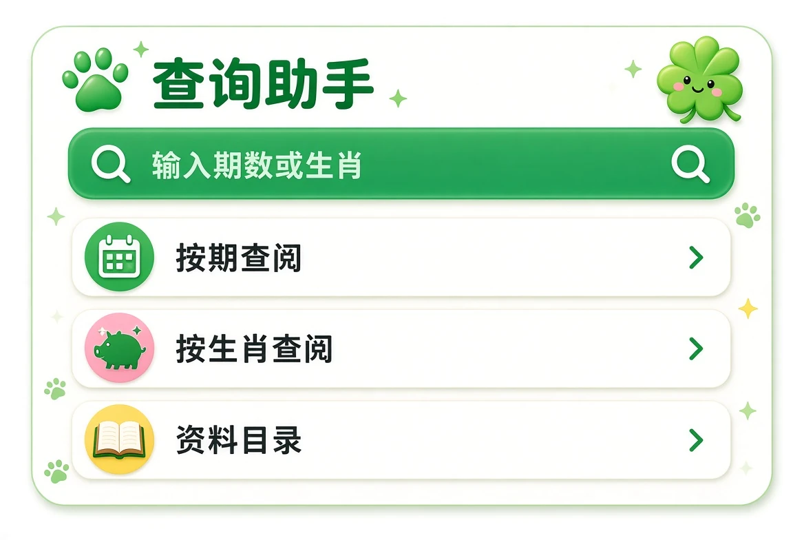 查询助手分类检索示意